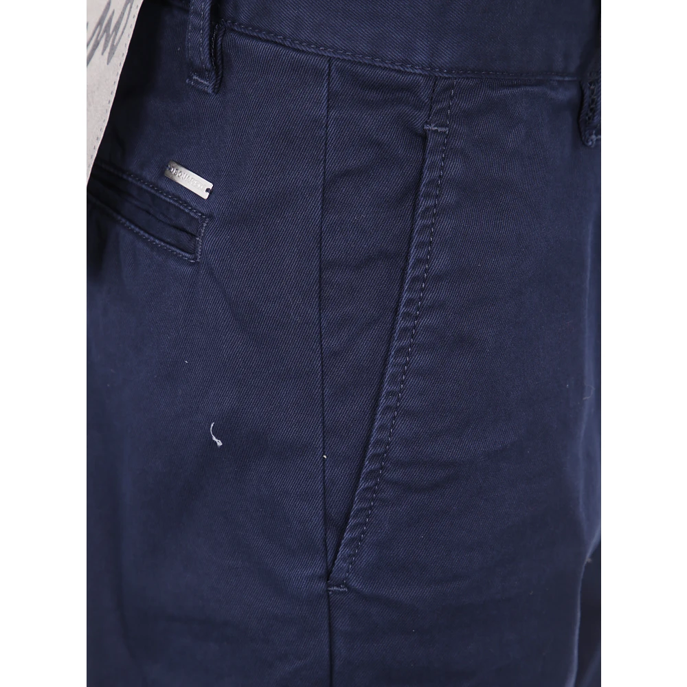Dsquared2 Casual Chino Broek voor Mannen Blue Heren