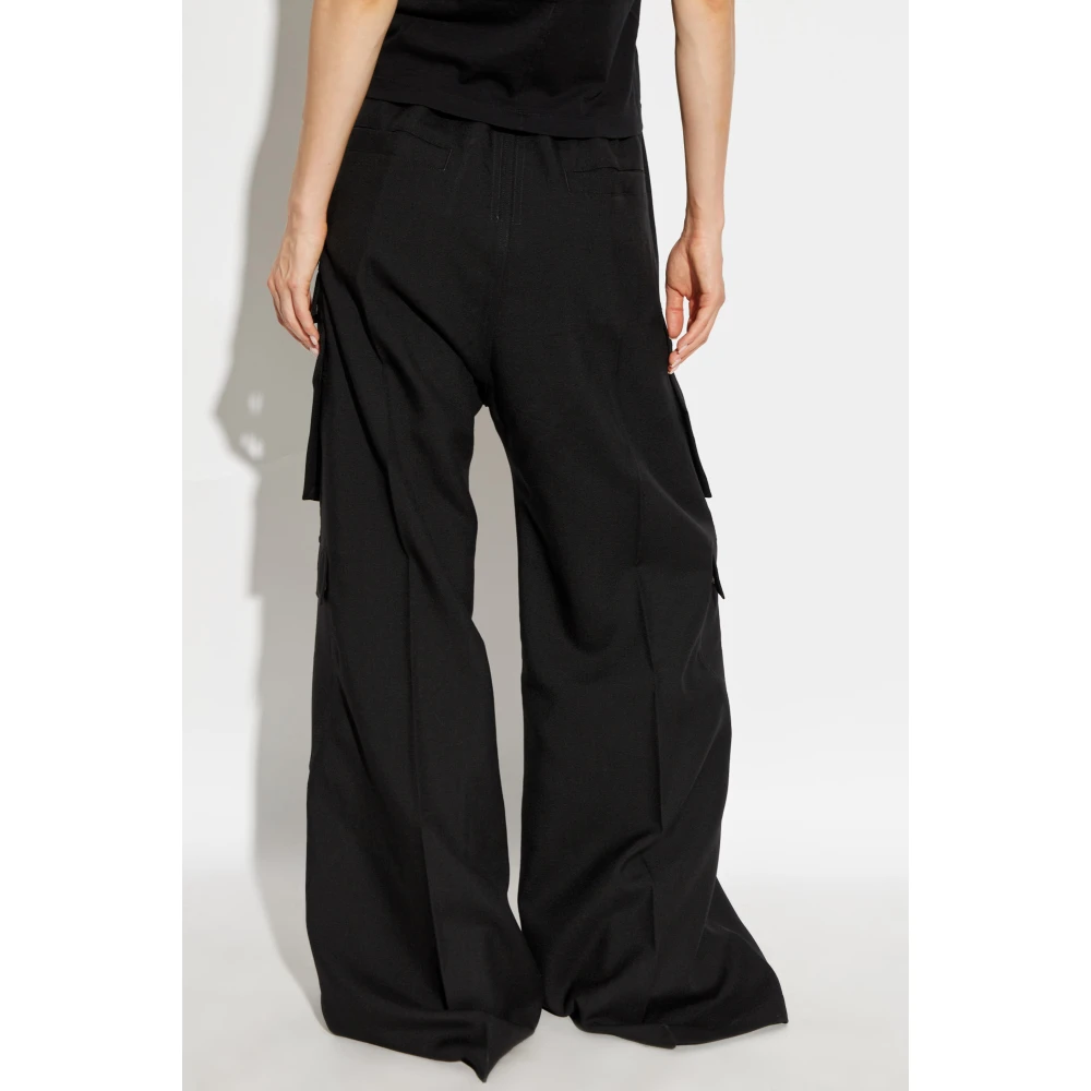 Rick Owens Cargobelas Broek Black Dames