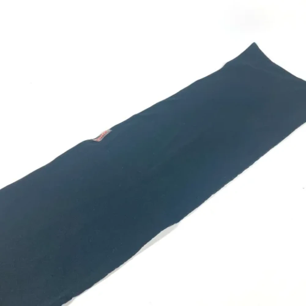 Prada Vintage Pre-owned Nylon scarves Black Dames