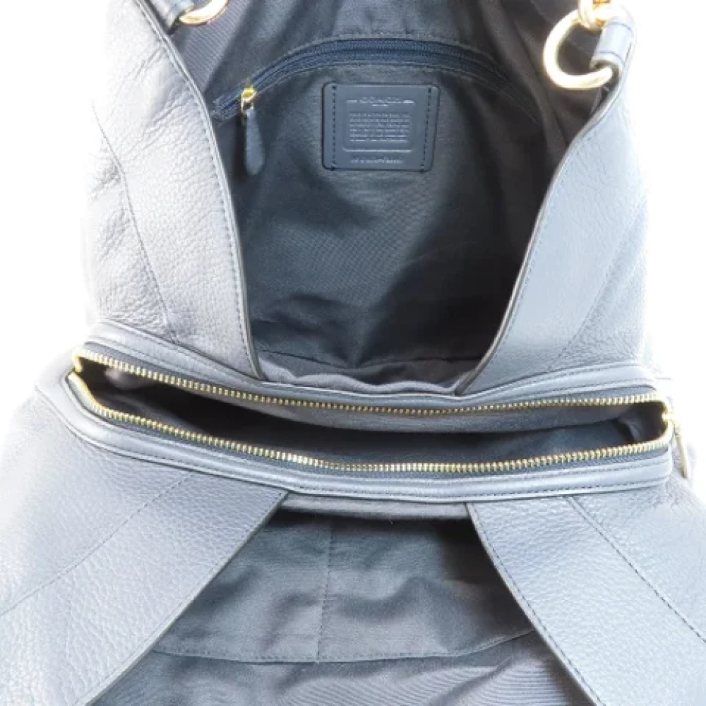 Coach Pre-owned Leather totes Blue Dames