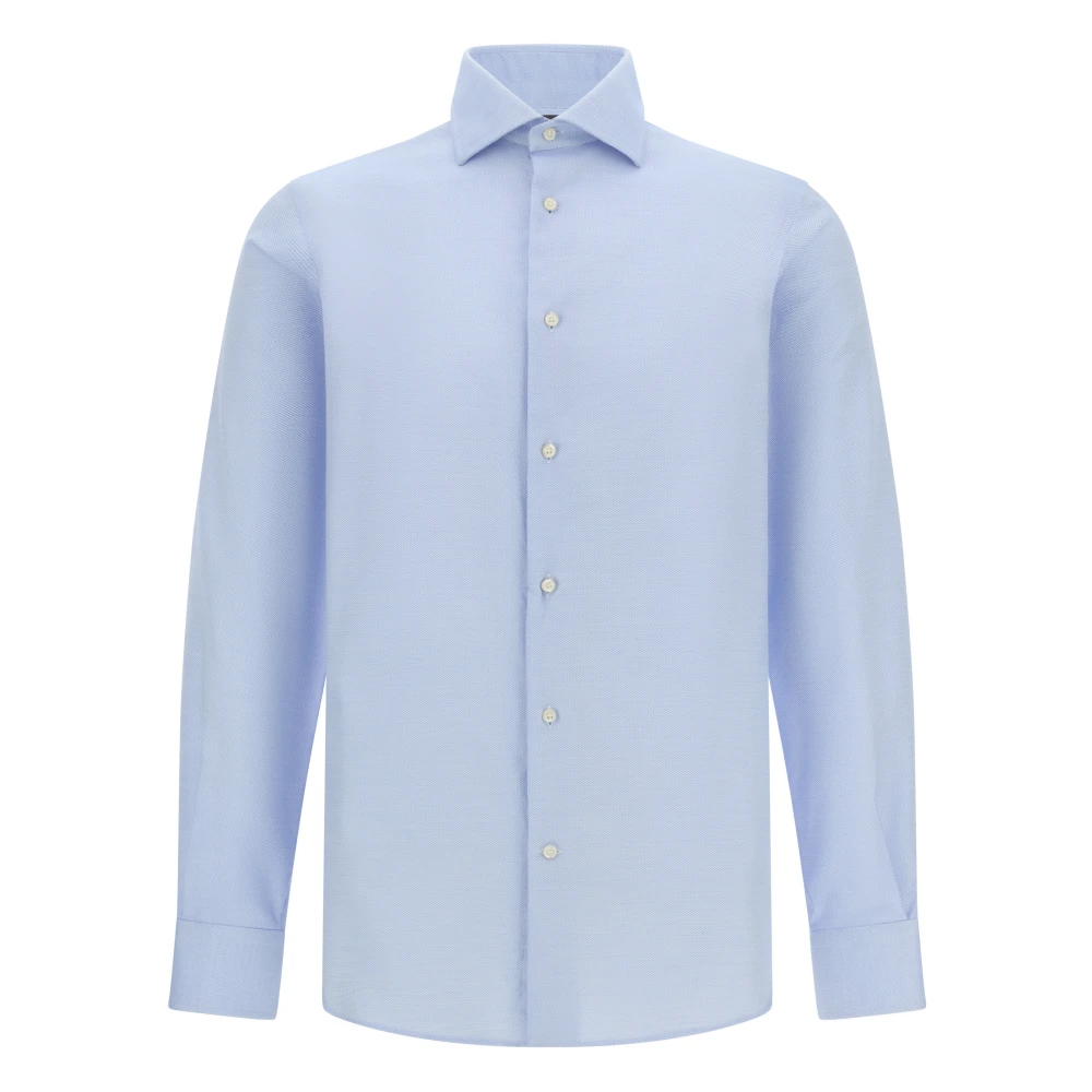 Boggi Milano Herren Blau Shirts, Lgröße: