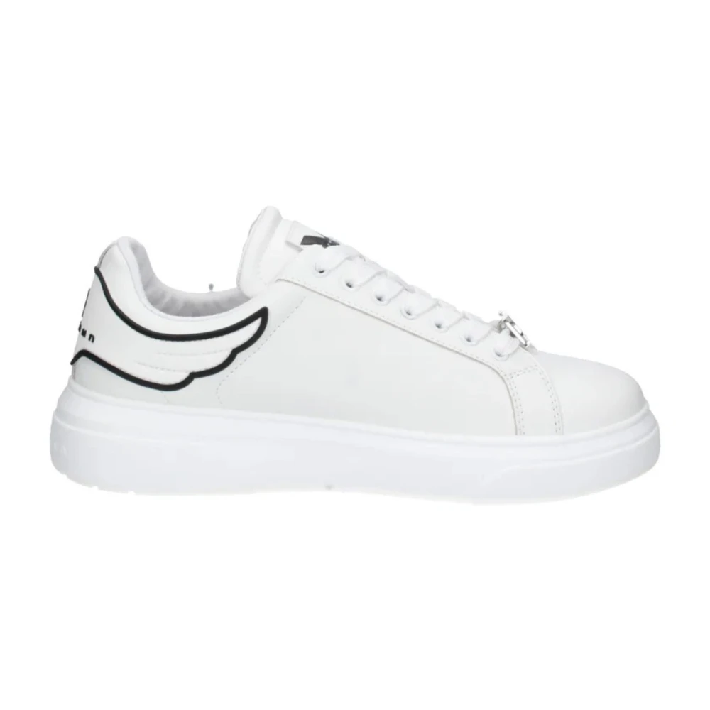 John Richmond Hombre Blancas Zapatillas De Cuero
