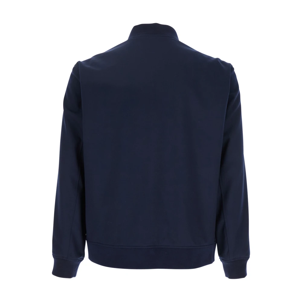 Theory Blauwe Bomberjack in Wollen Mix Blue Heren