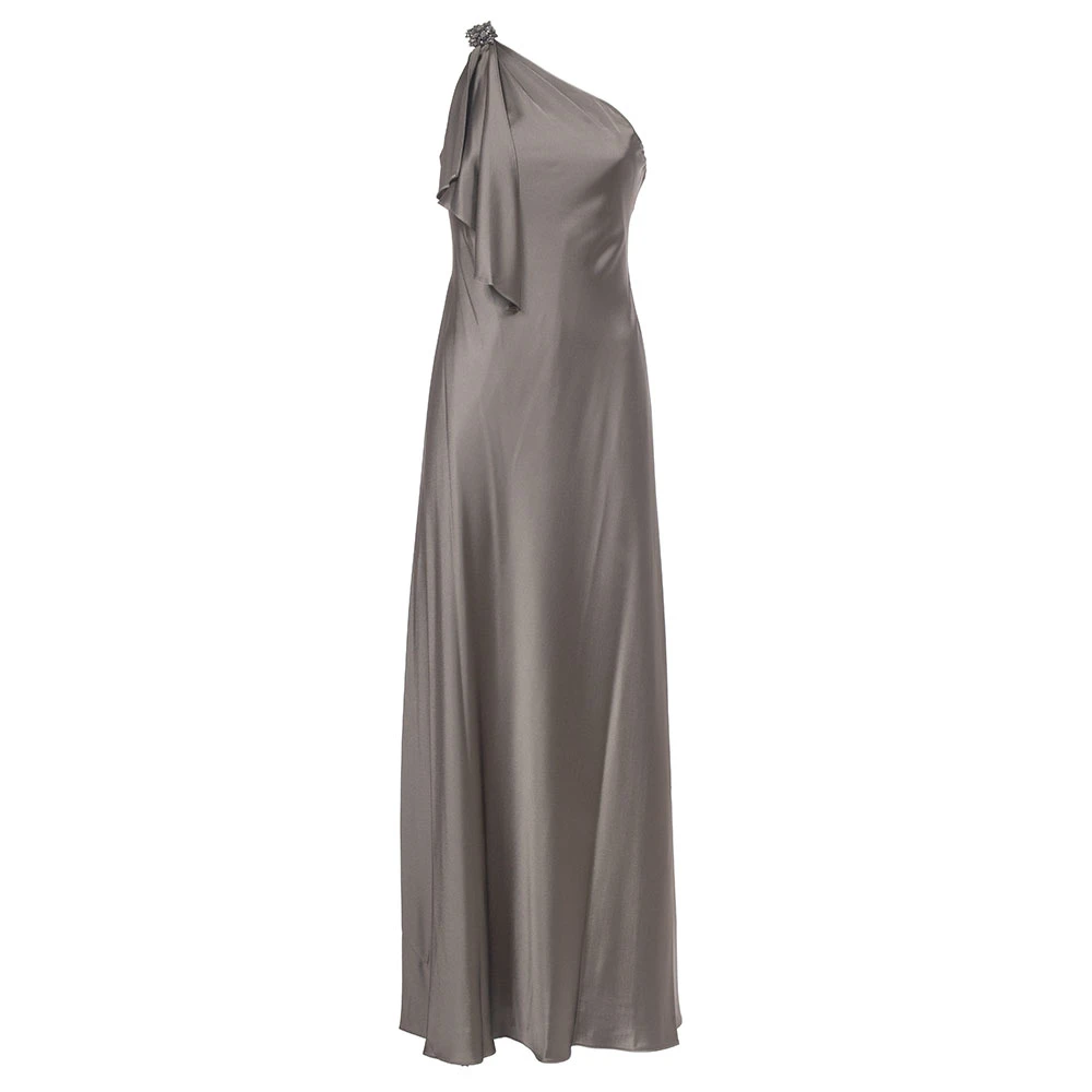 Ralph Lauren Mouwloze jurk met strassdetail Gray Dames