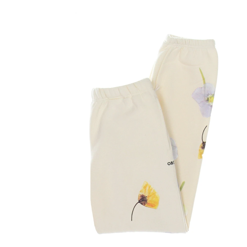 Obey Specialty Fleece Sweatpant Lange Broek Beige Heren