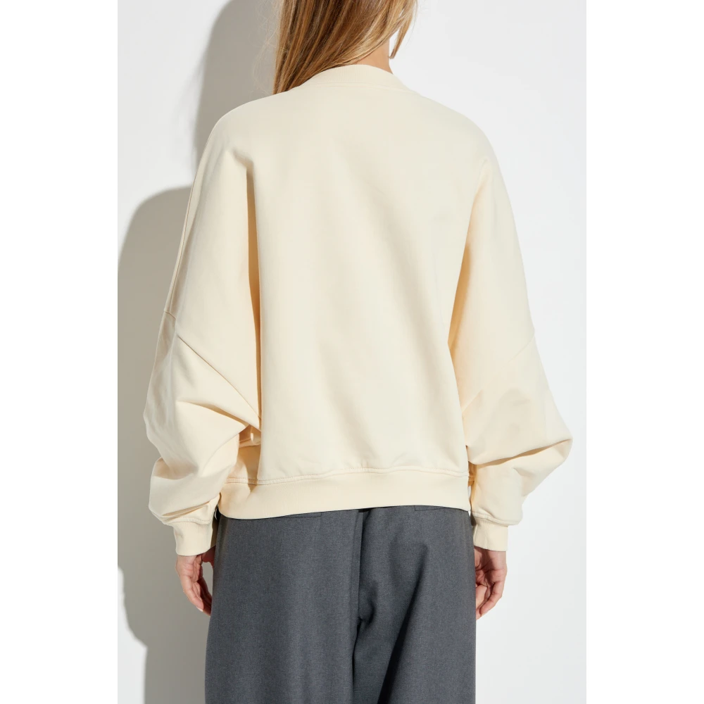 Marni Sweatshirt met logo Beige Dames