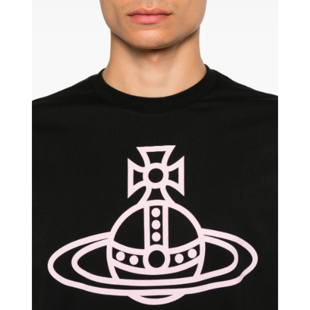 Vivienne Westwood Klassiek Zwart T-shirt Black Heren