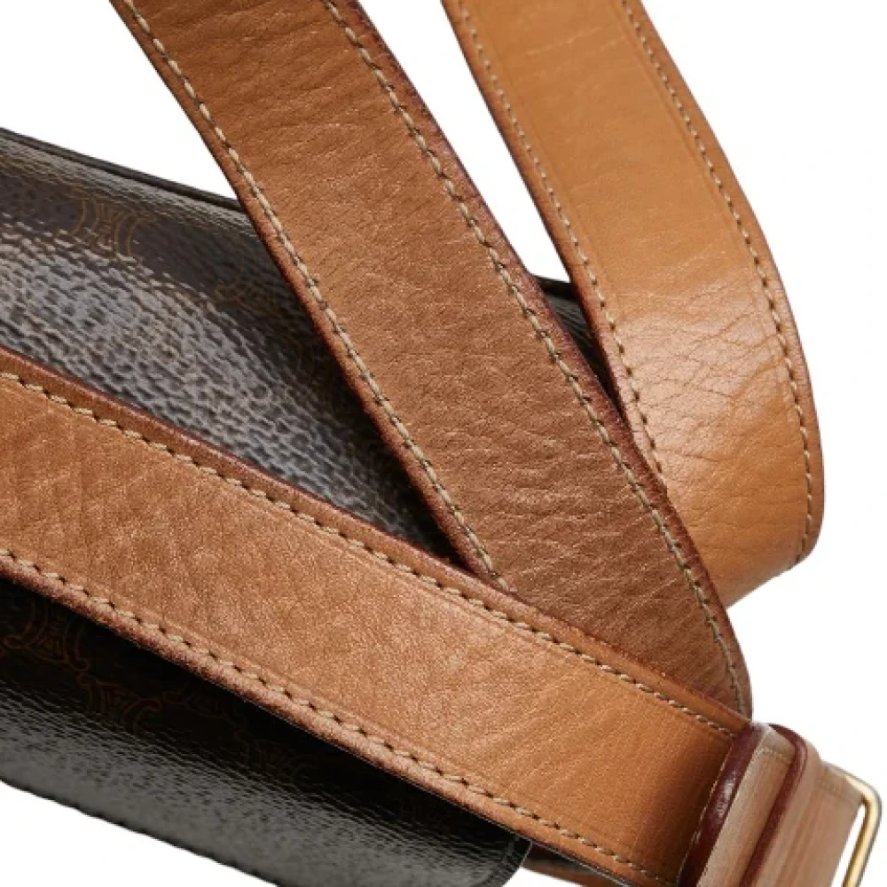 Celine Vintage Pre-owned Canvas celine-bags Brown Dames