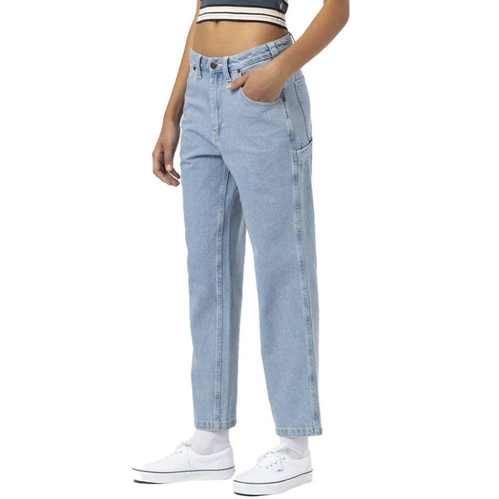 Dickies Ellendale Denim Broek Blue Dames