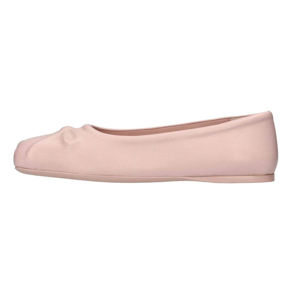 Marni Damen Rosa Leder Ballerinas