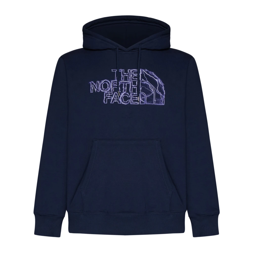 The North Face Navy Blue Hoodie Blue Heren