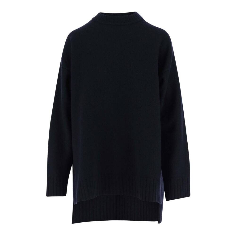 JIL SANDER- Asymmetric Wool Sweater- Woman-  - Grey