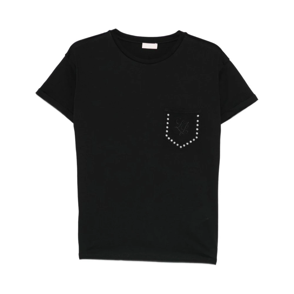 Liu Jo Vrouw Zwart T-Shirts En Polo's