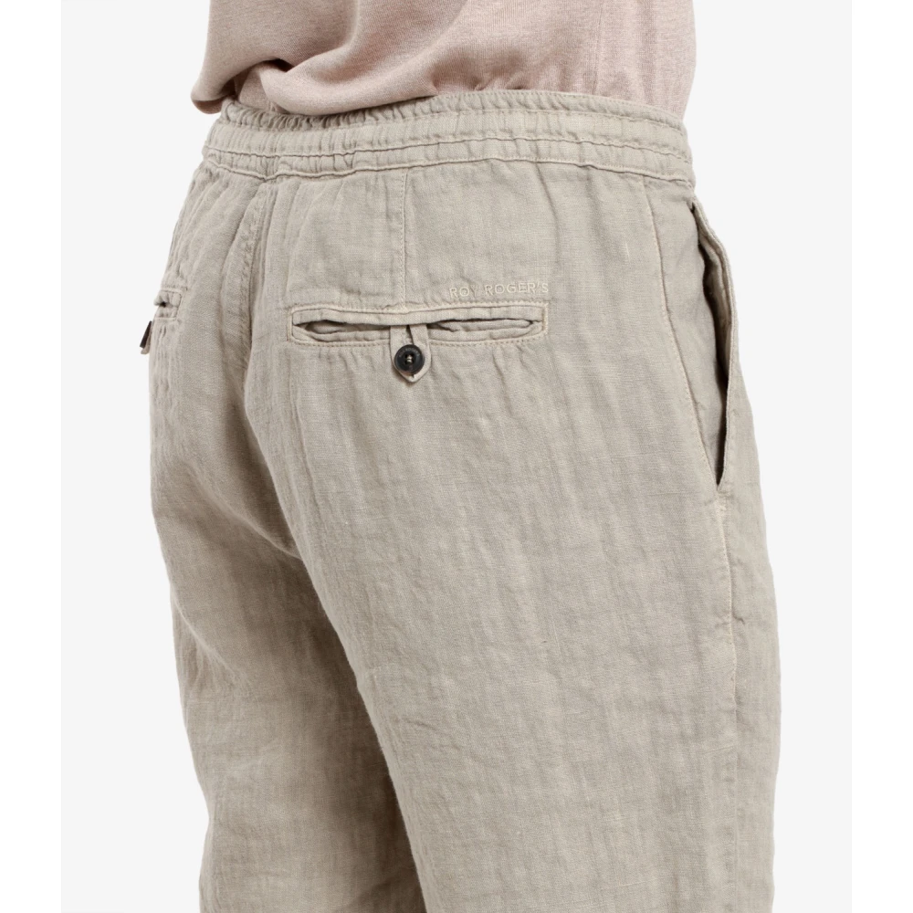 Roy Roger's Sweatpants Beige Heren