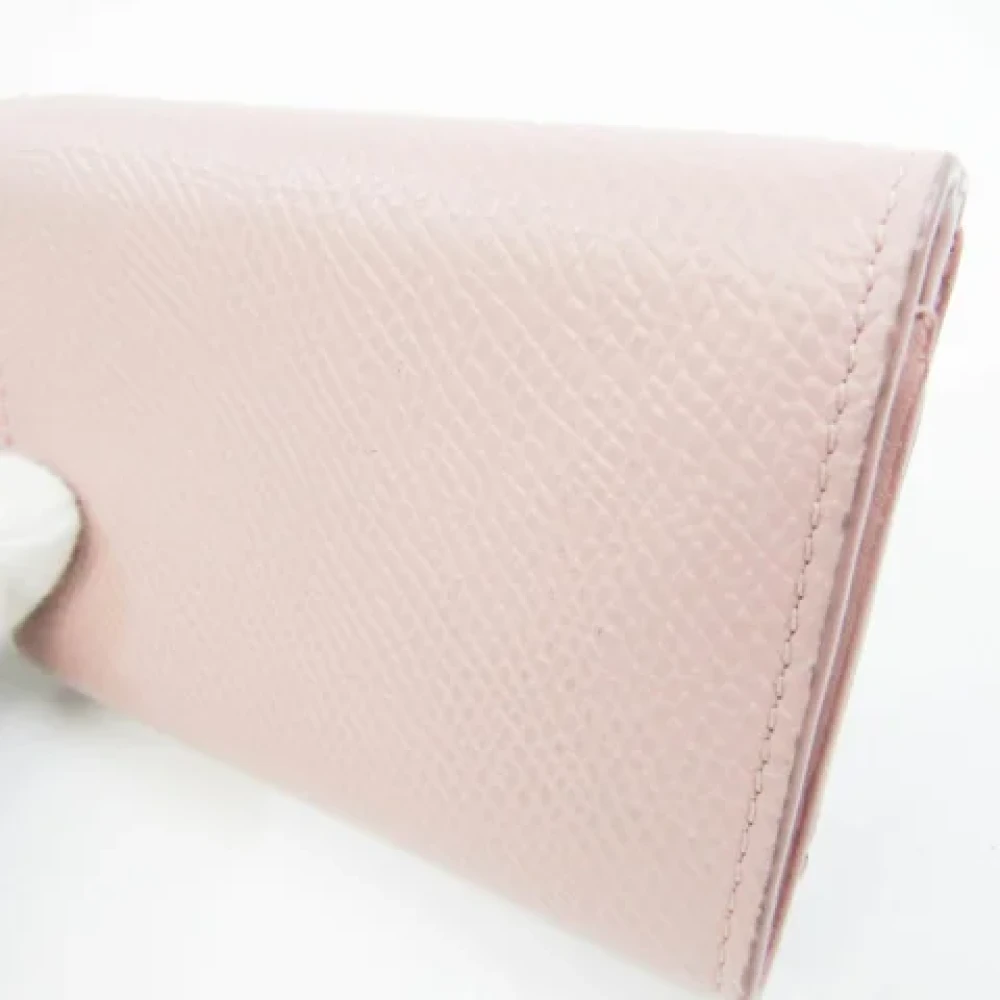 Celine Vintage Pre-owned Leather wallets Pink Dames