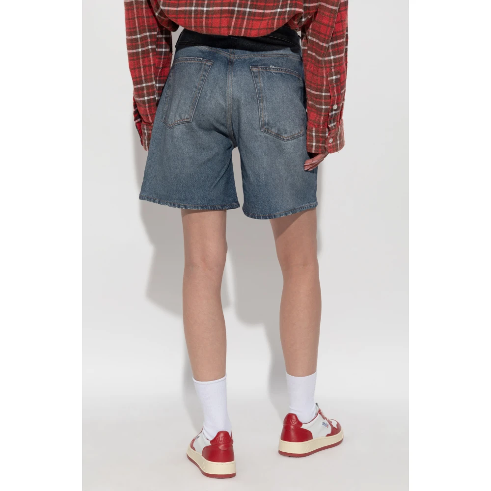 Rag & Bone Shorts Cosmos Blue Dames