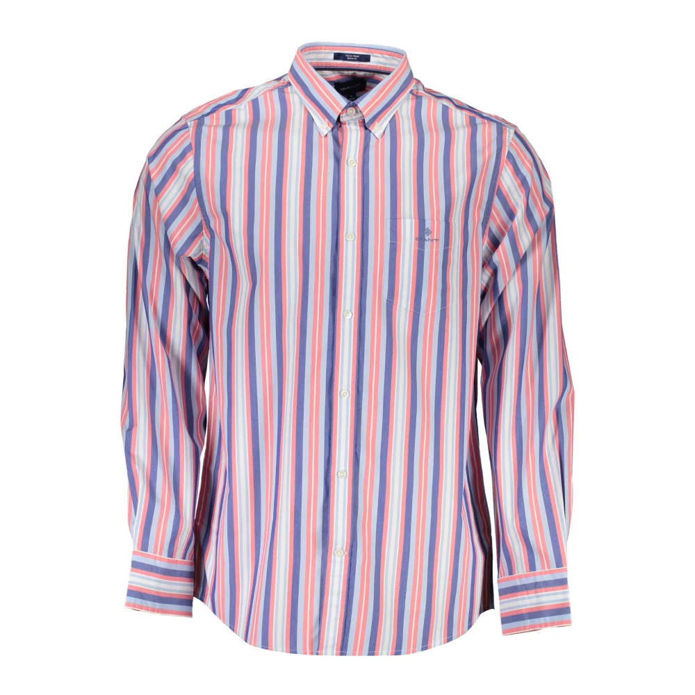Gant Men's Pink Casual Shirts, S, Cotton Shirt, Regular Fit
