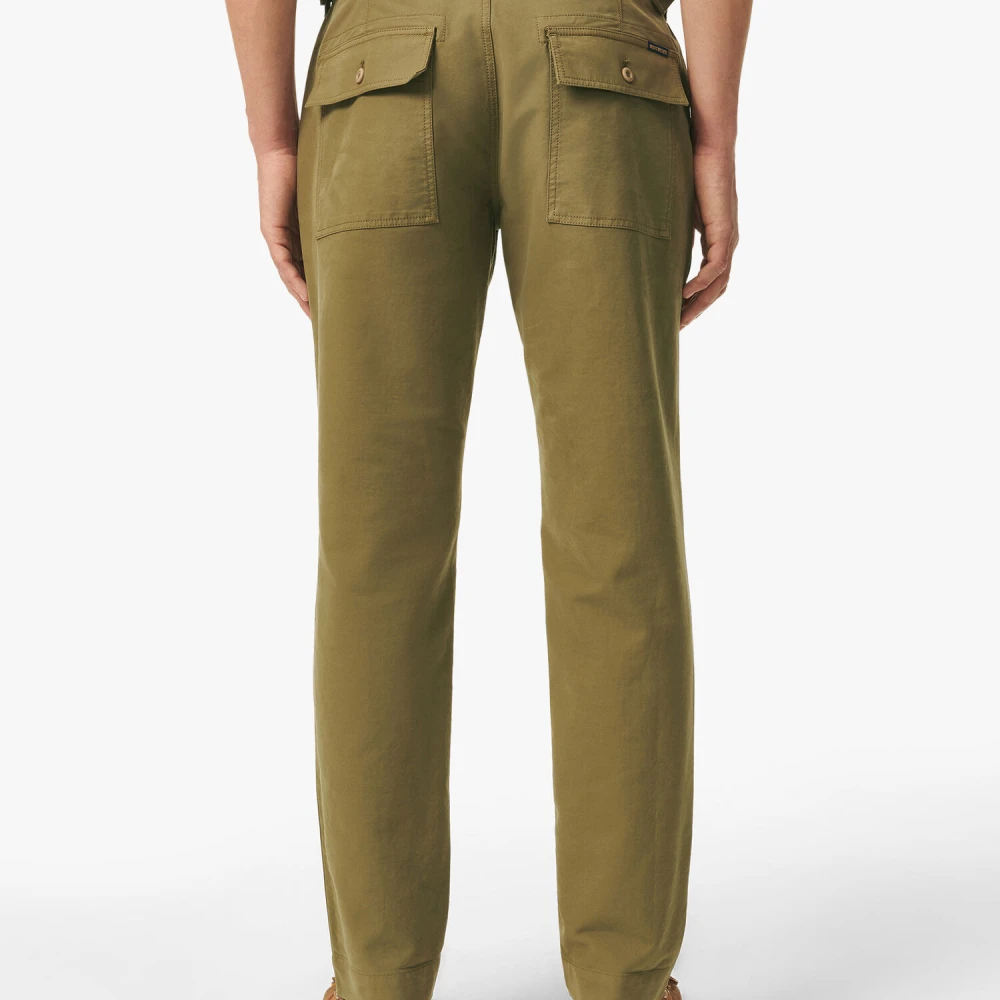 Brooks Brothers Slim Fit Utility Broek Green Heren