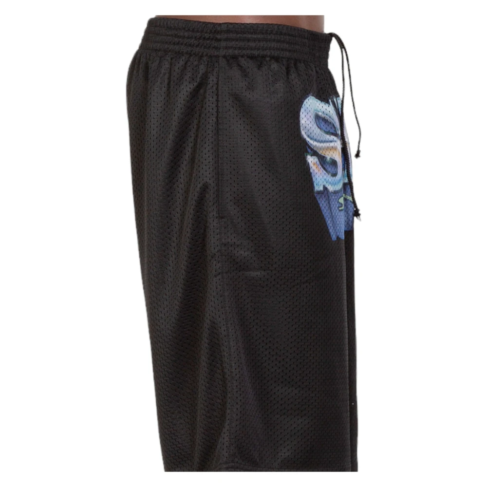 SKY High Farm Zwarte Mesh Shorts voor Actieve Slijtage Black Heren