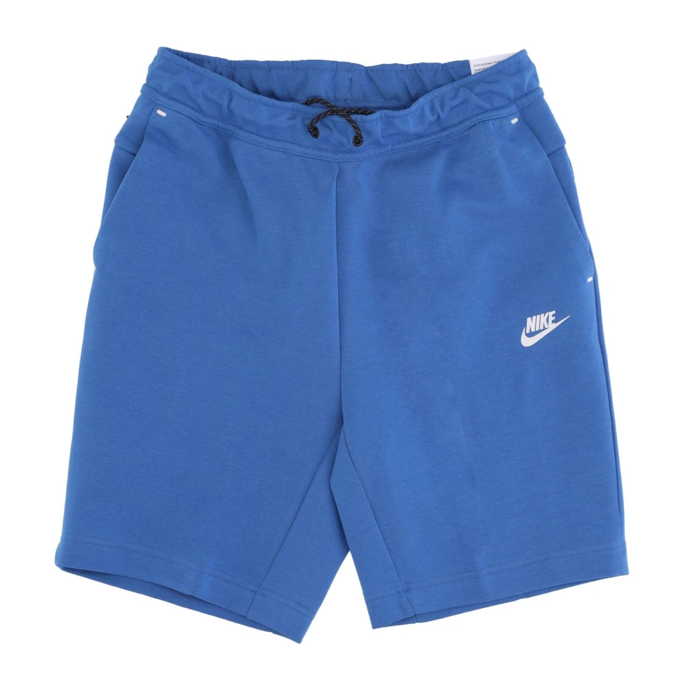 Nike Tech Fleece Kort Träningsbyxor Blue, Herr