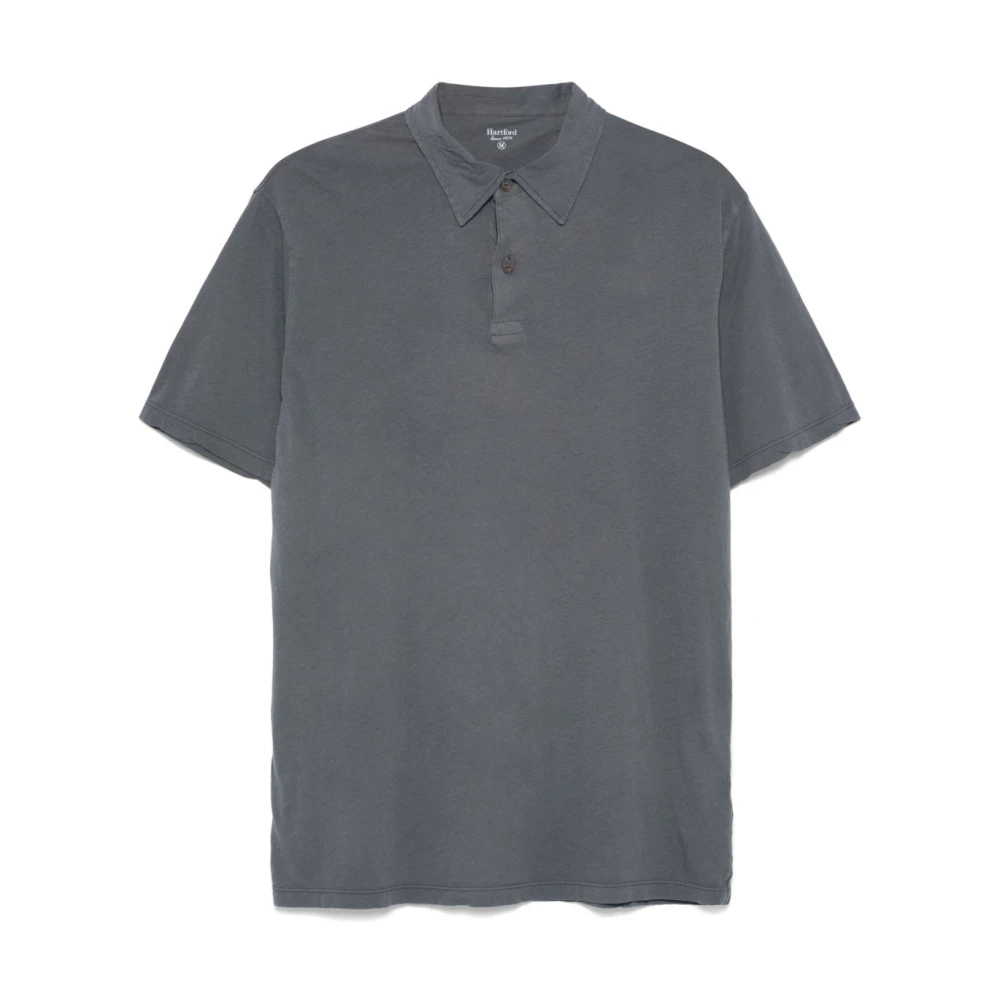 Hartford Blauwe T-shirts en Polos Blue Heren