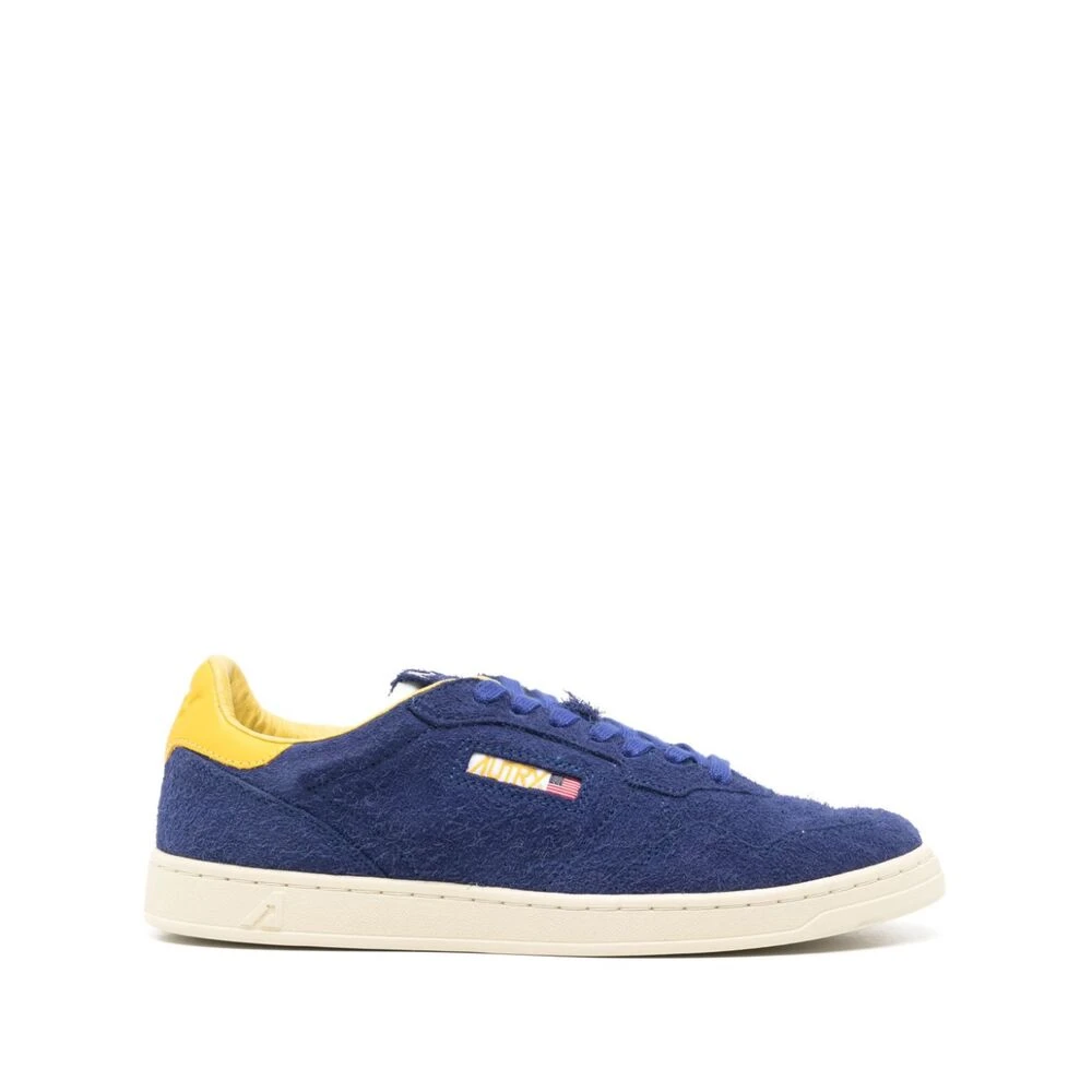 Autry Suède Sneaker Flatform Heren Schoenen Blauw