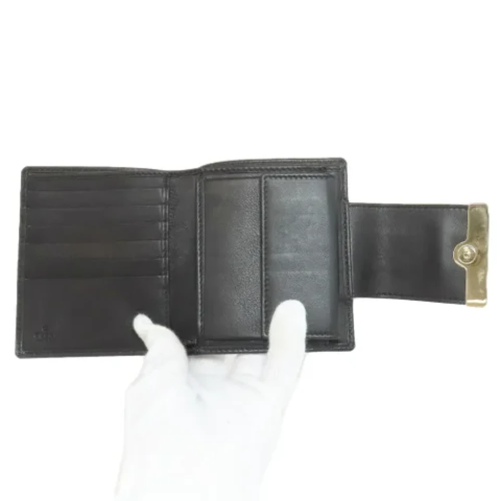 Gucci Vintage Pre-owned Canvas wallets Brown Dames