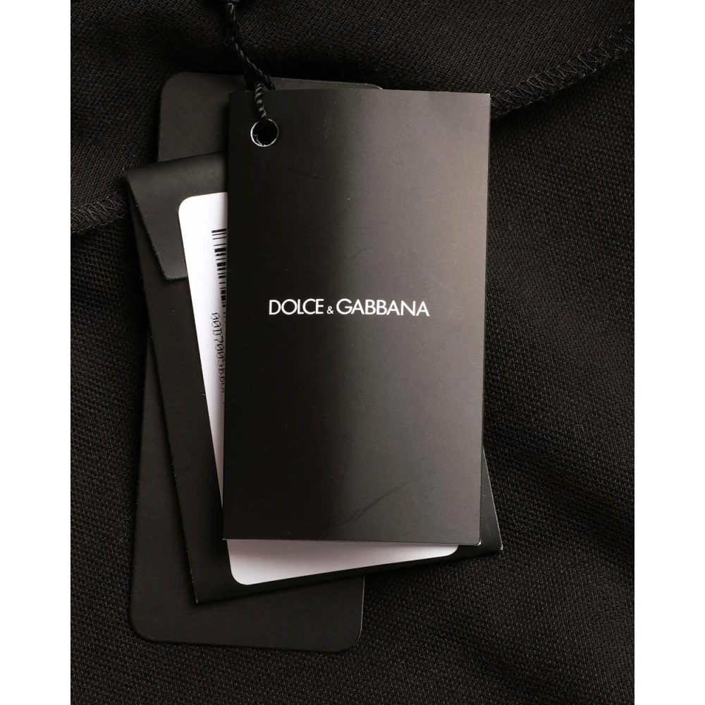 Dolce & Gabbana Klassieke Polo Shirt voor Mannen Black Heren