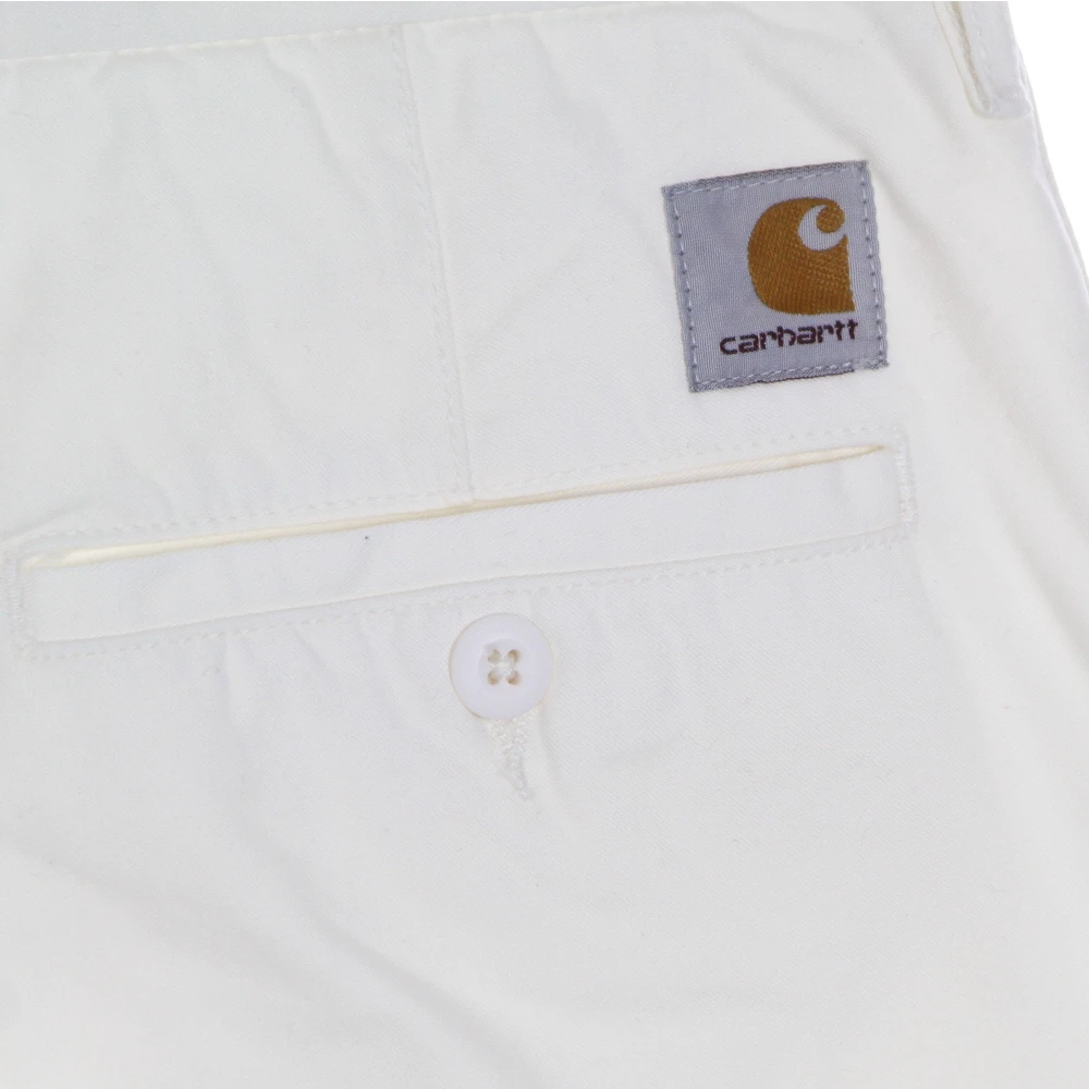 Carhartt WIP Natuurlijke katoenen chino broek White Heren