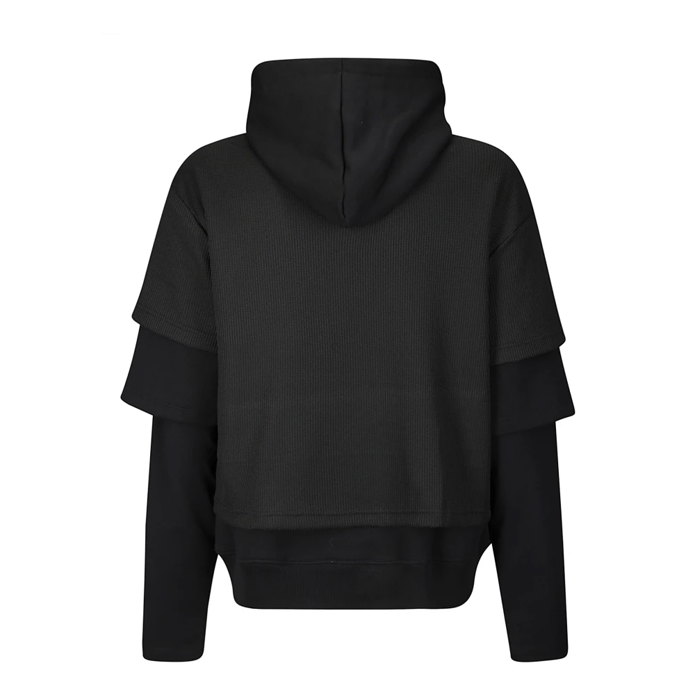 Heliot Emil Envelop Hoodie Sweatshirt Black Heren