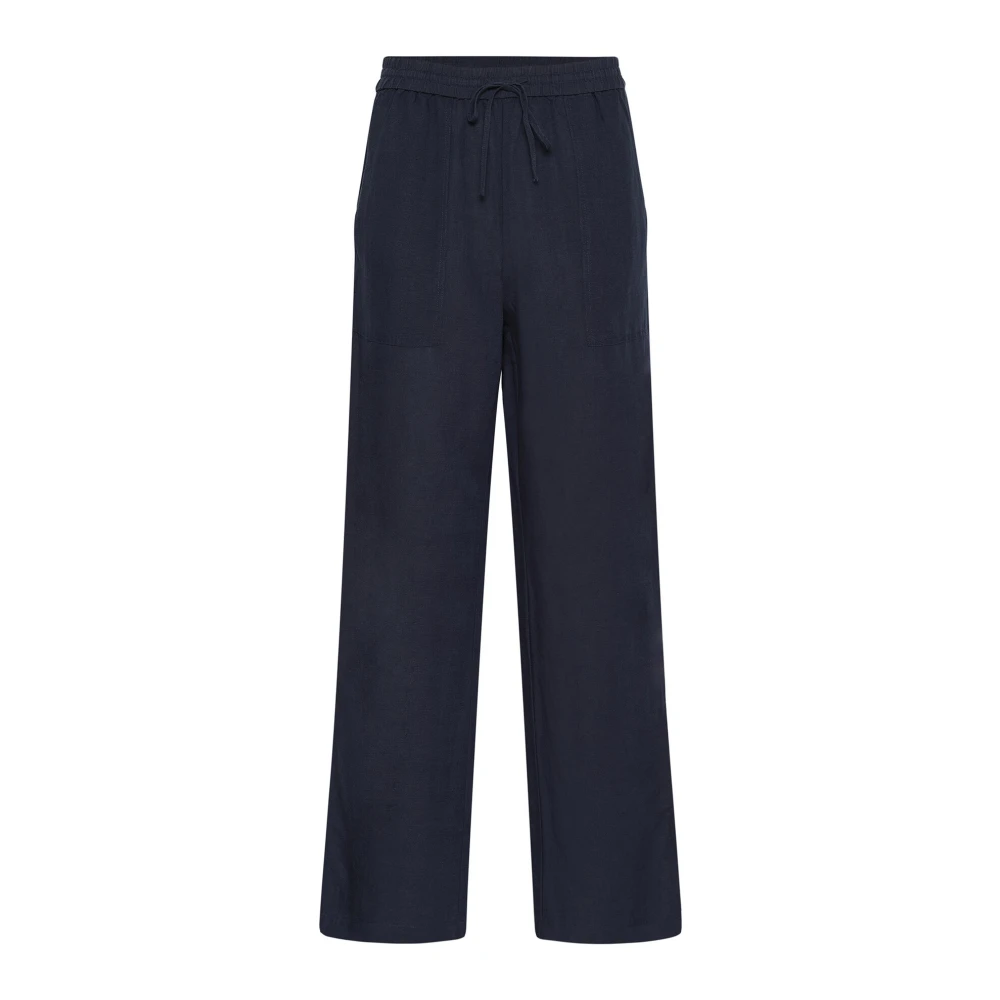 Part Two Straight-leg broek After Midnight Blue Dames