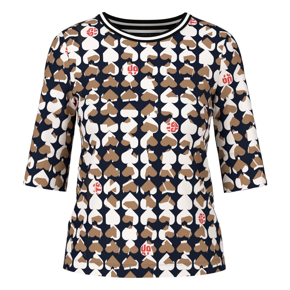 Marc Cain T-shirt met Heartbreaker Print Multicolor Dames