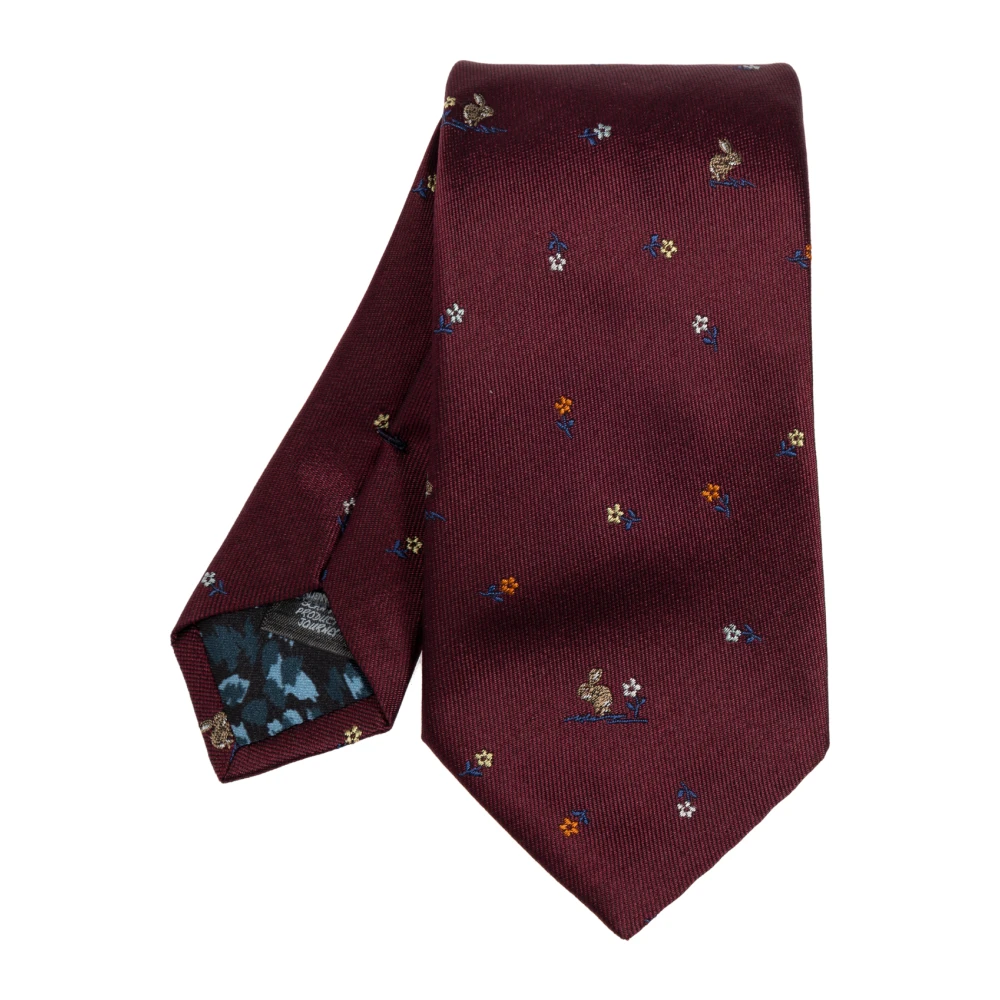 Paul Smith Zijden stropdas Red Heren