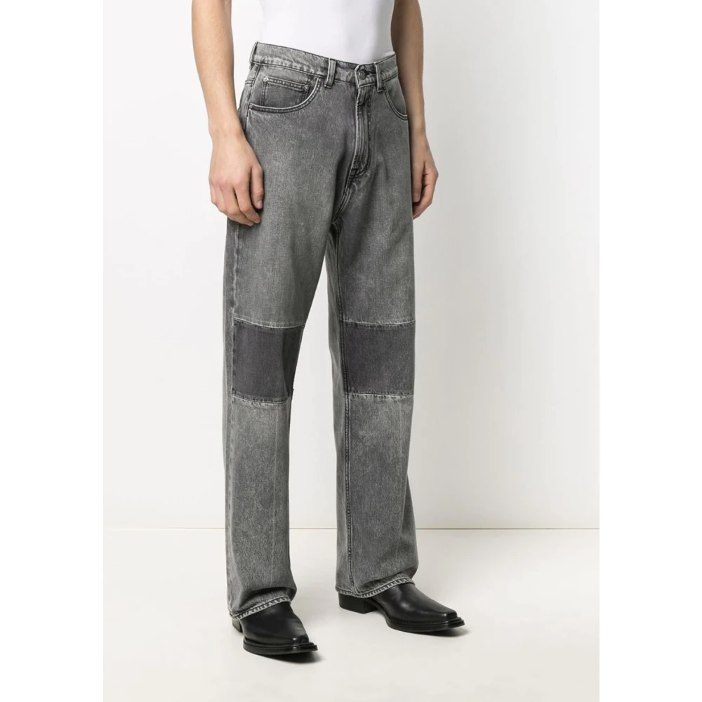 Our Legacy Zwart Grijs Verlengd Derde Snit Jeans Gray Heren