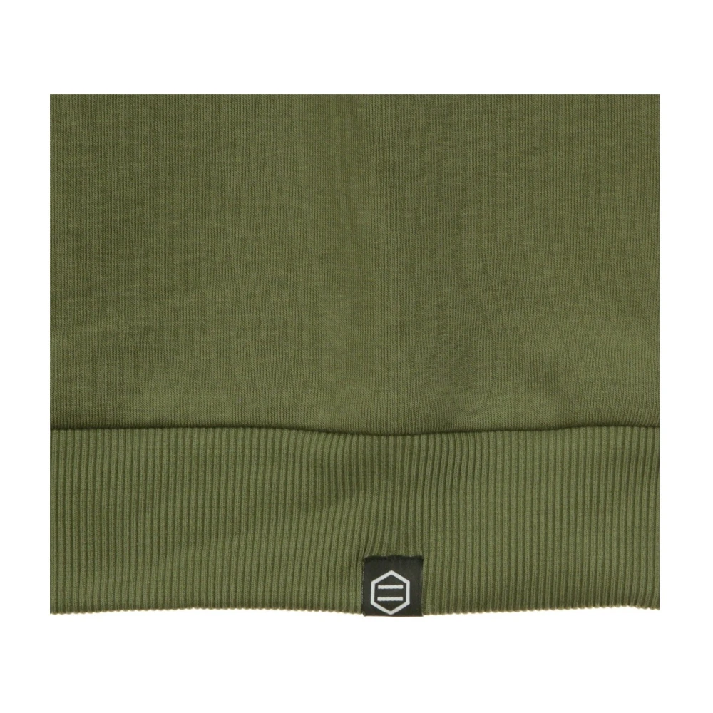 Dolly Noire Logo Capital Crewneck Sweatshirt Green Heren