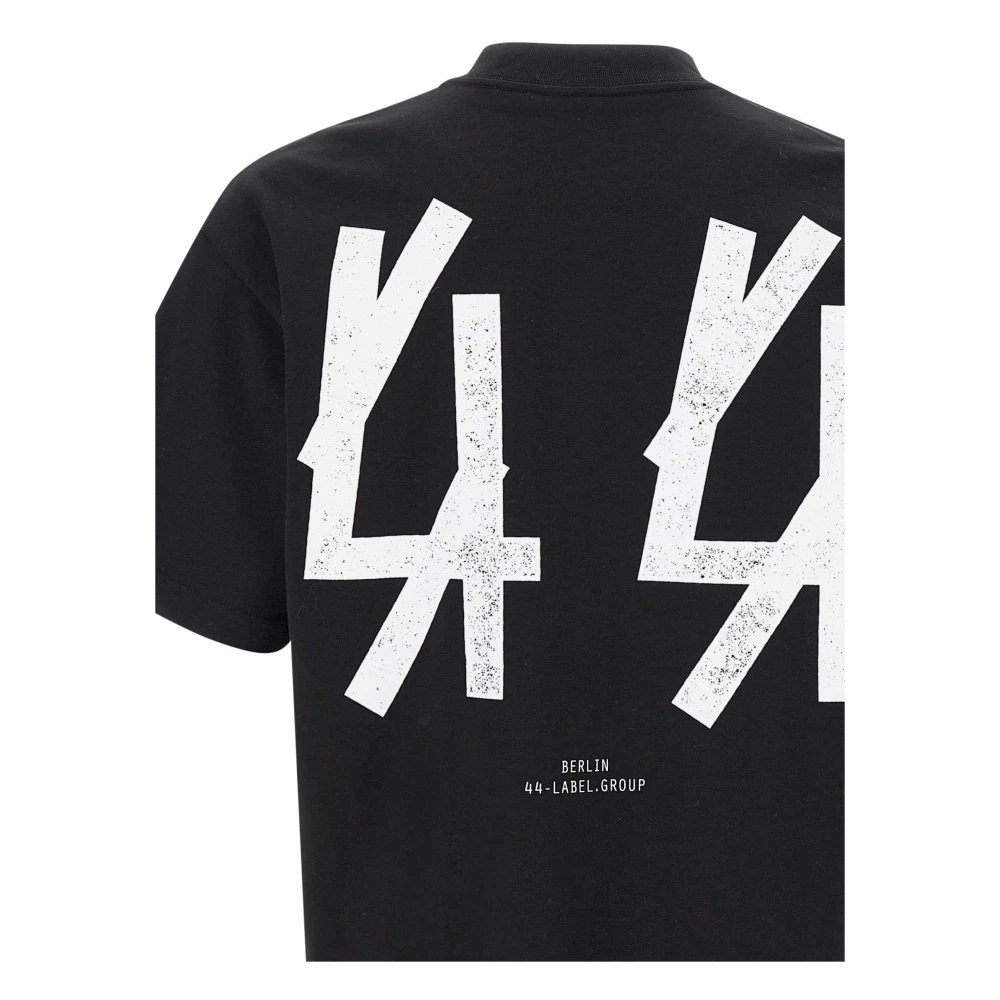 44 Label Group T-shirt met ronde hals Black Heren