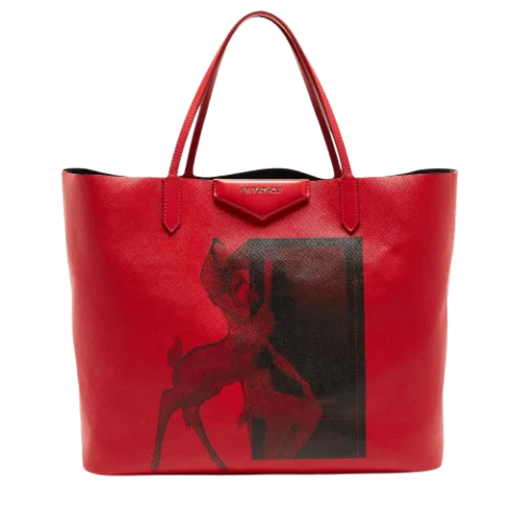 Givenchy Pre-owned Leather totes Red Dames