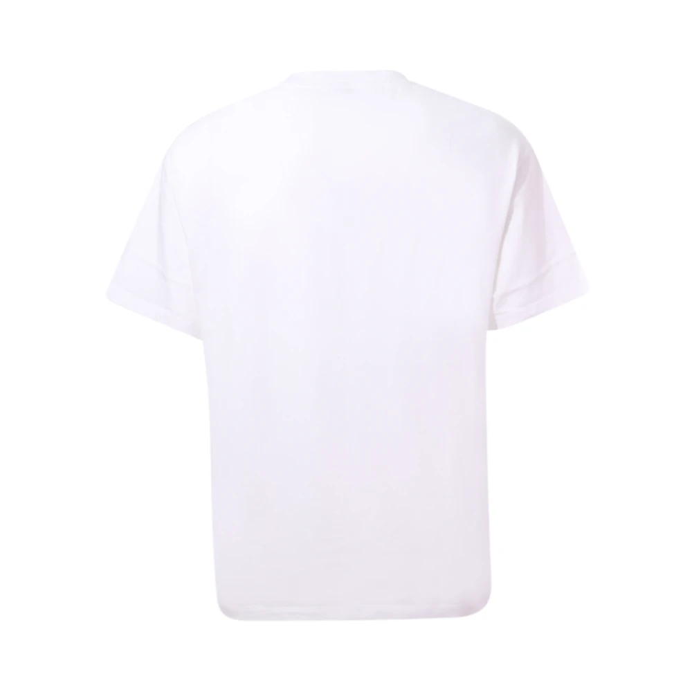 ETRO Wit Crew-neck T-shirt met Print White Heren