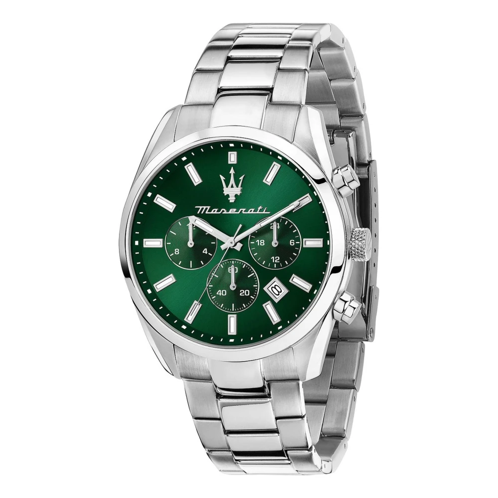 Maserati Gray Watches, Male, One Size, Attrazione Watch