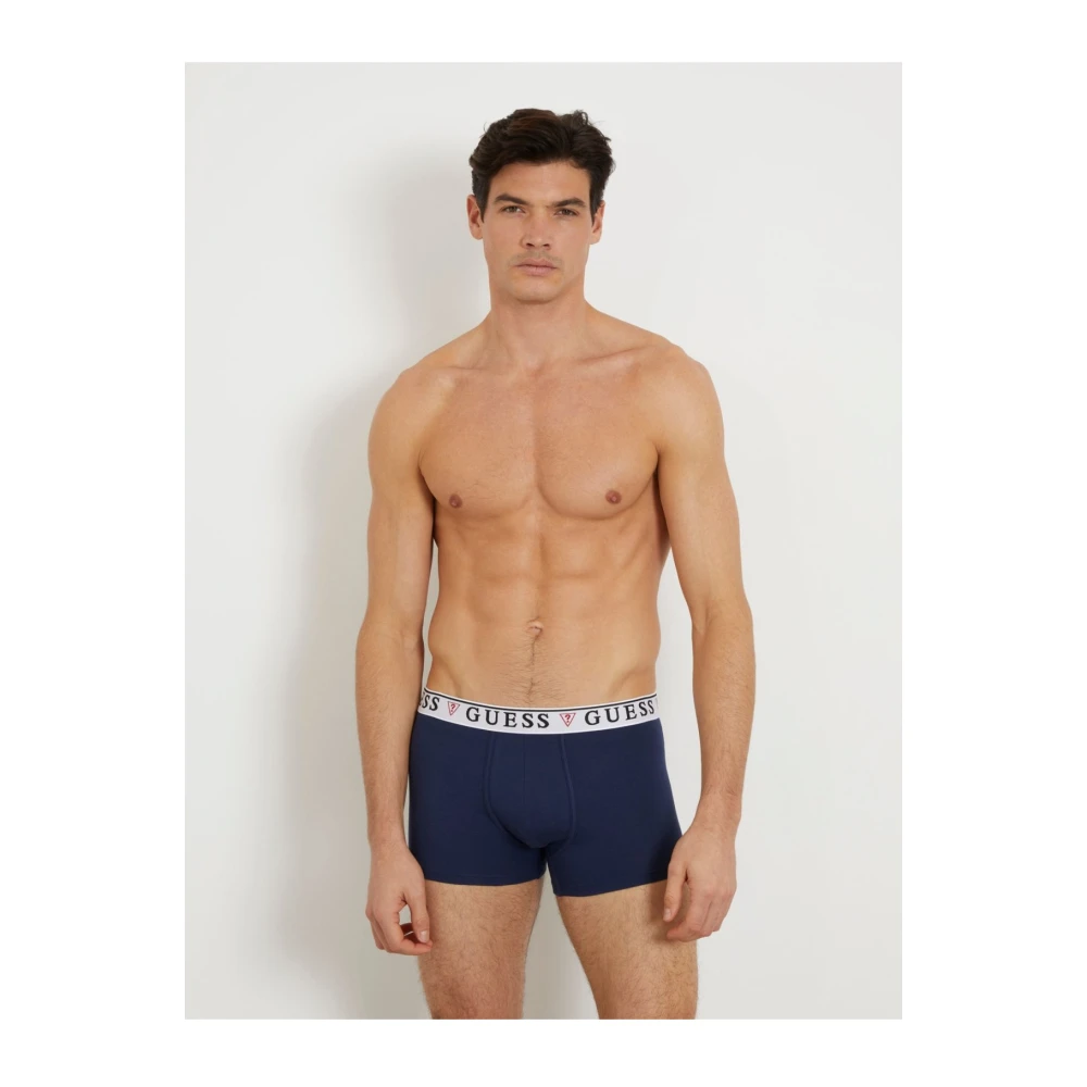 Guess 3 Katoen Stretch Boxers Zwart Multicolor Heren