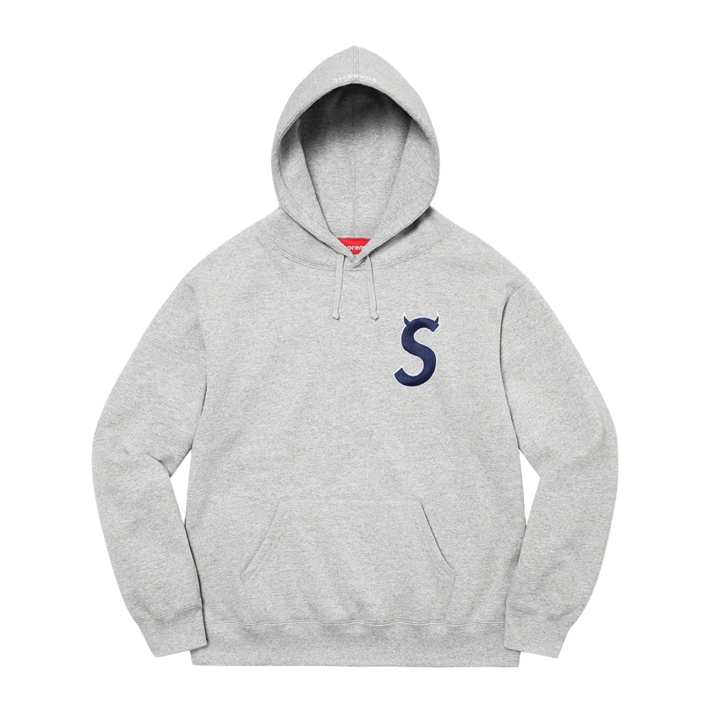 Supreme Beperkte Oplage Logo Hoodie Heather Grey Gray Heren