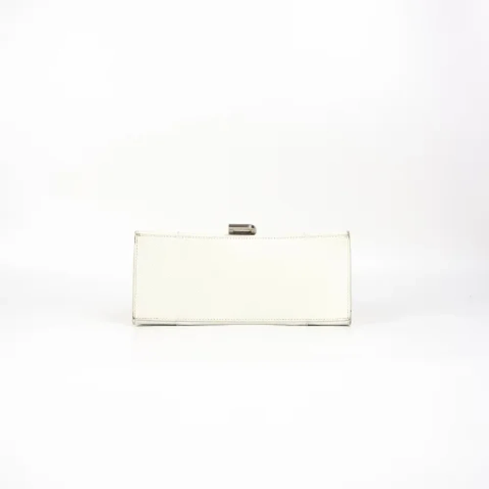 Balenciaga Vintage Pre-owned Leather handbags White Dames