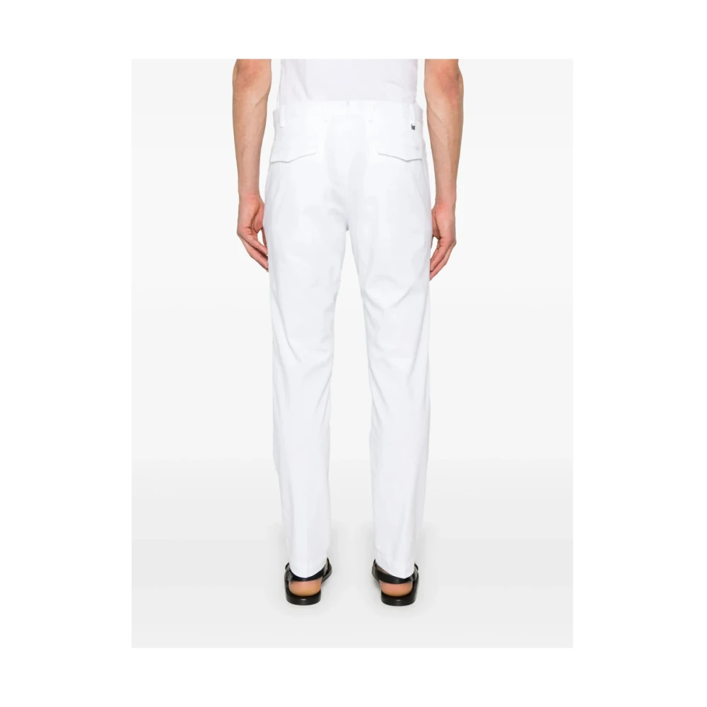 Pt01 Witte Broek met Verborgen Knopen en Zakken White Heren