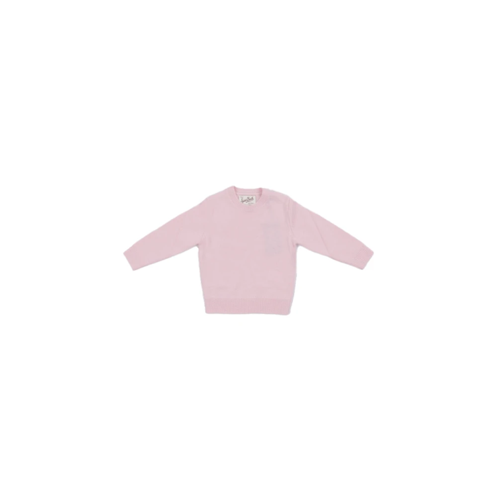 Saint Barth Girls Pink Kids Knitwear, 6 Y, Maglia Logo Laterale