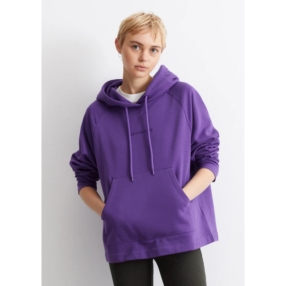 Marc O'Polo Logo hoodie oversized Purple Dames
