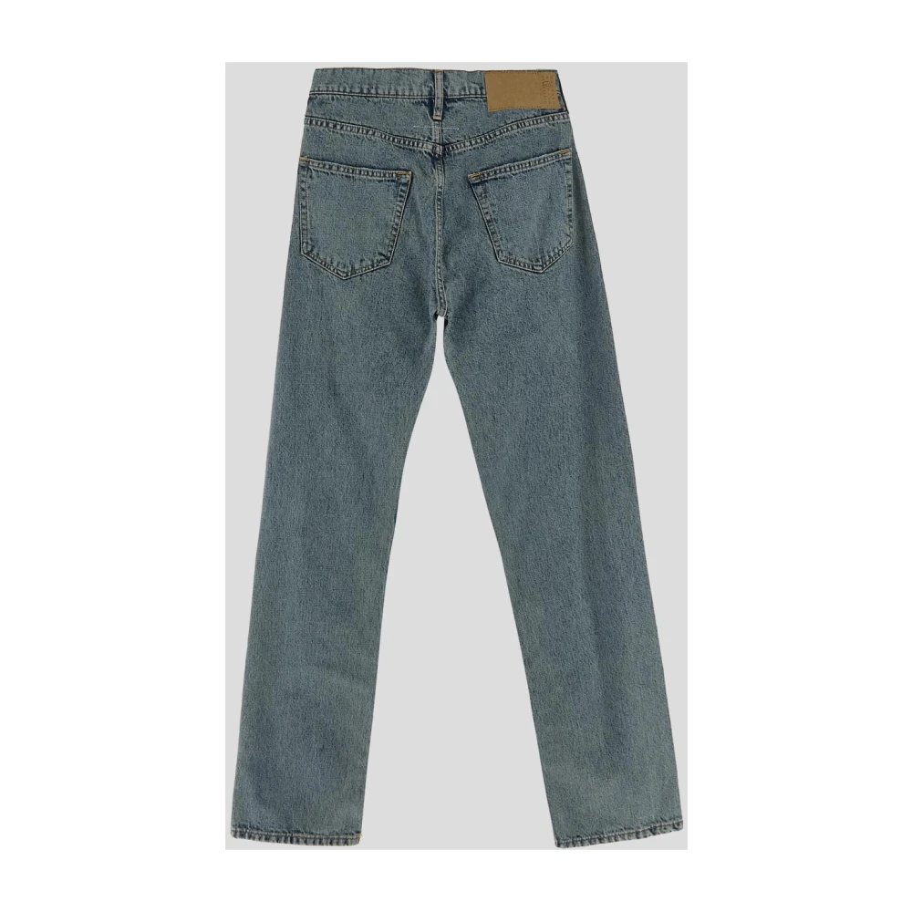 MM6 Maison Margiela Wijde Pijp Katoenen Jeans Gray Heren