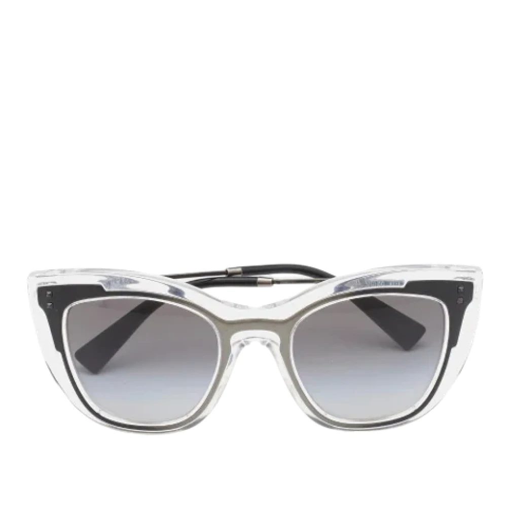Valentino Vintage Pre-owned Acetate sunglasses White Dames