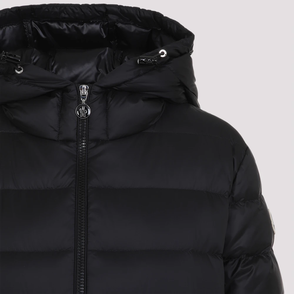 Moncler Zwarte Sedan Jas Black Dames