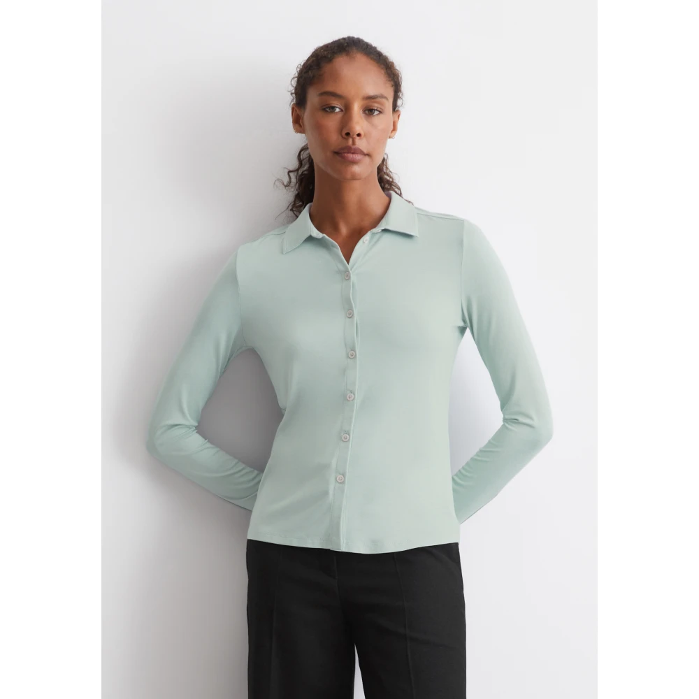 Marc O'Polo Gewone jerseyblouse Green Dames