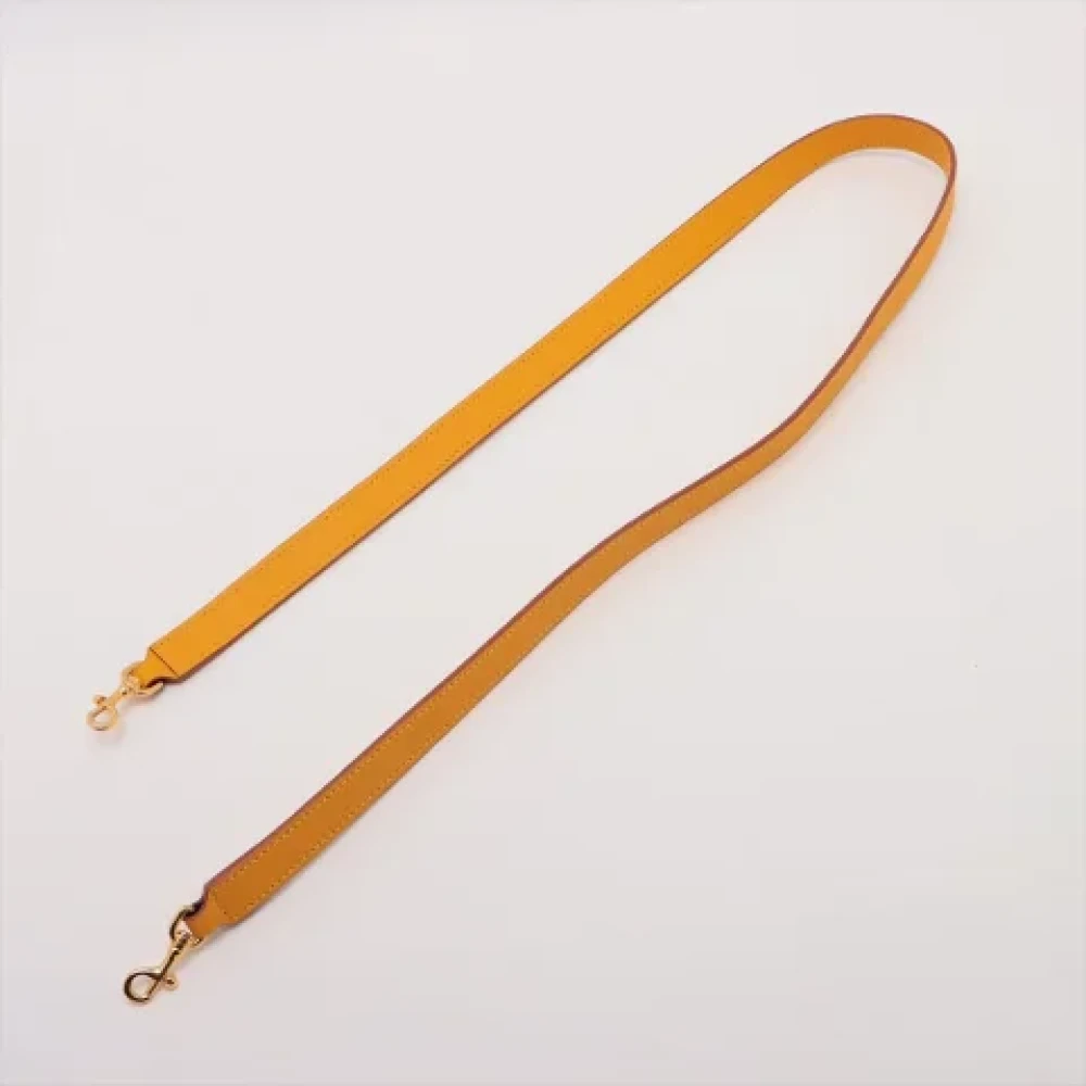 Loewe Pre-owned Leather handbags Yellow Dames